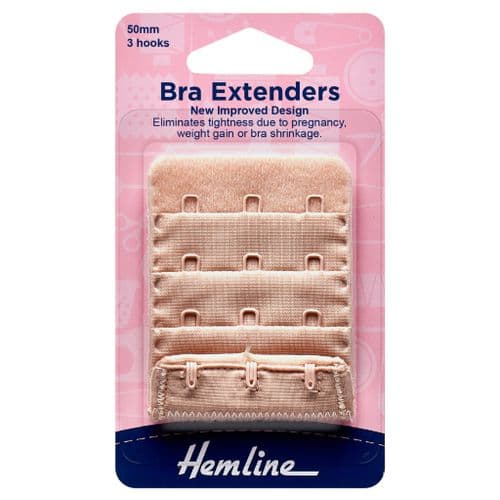 Hemline Nude Bra Extender 50mm