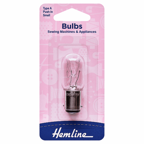 Hemline Push in Machine Bulb - Bayonet Small