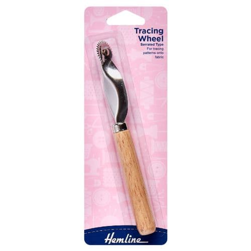 Hemline Tracing Wheel - Serrated Edge - Premium