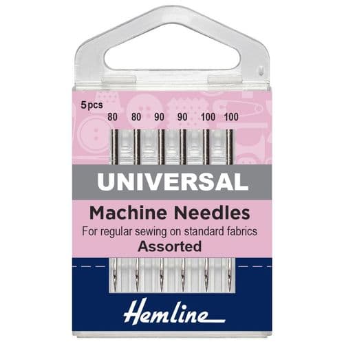 Hemline Universal Heavy Assorted Machine Needles 89, 90 & 100