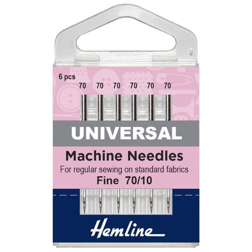 Hemline Universal Machine Needles 70/10