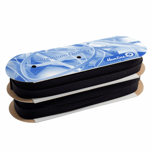 Hemline Woven Elastic - 20mm Black