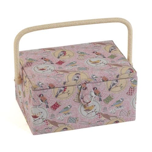 Hobby Gift Sewing Box - Birds on Bobbin