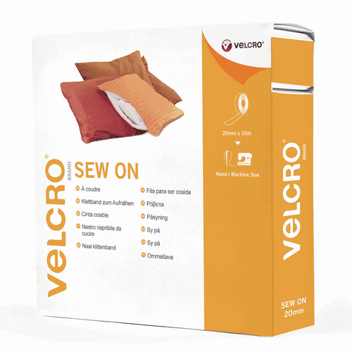 Hook & Loop Tape - Sew On - 2 Colours 20mm