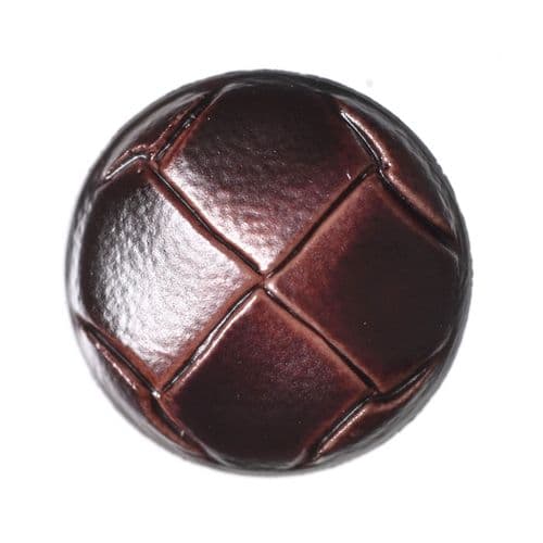 Imitation Leather Shank Button: 15mm