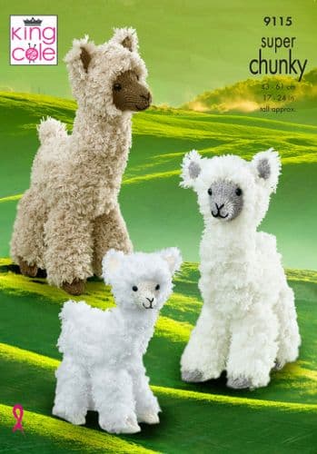 King Cole Alpacas Knitted in Tufty Super Chunky 9115
