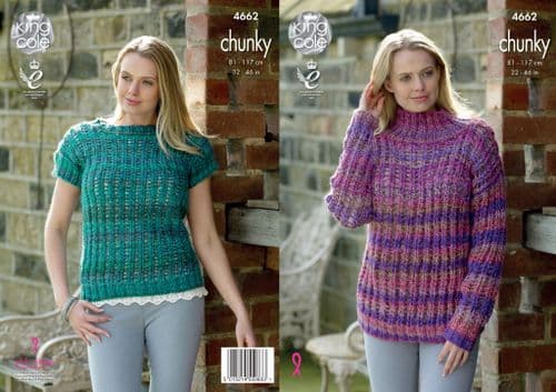 King Cole Sweater & Top Knitted with Corona Chunky 4662