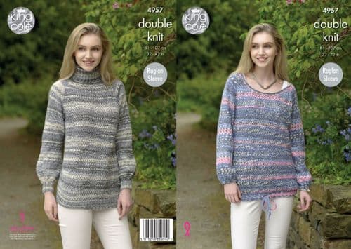 King Cole Sweaters knitted with Drifter DK 4957