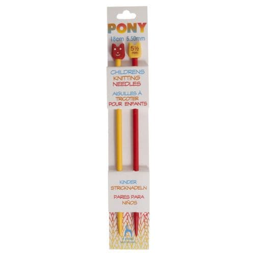 Pony Children's Knitting Needles 5.5mm