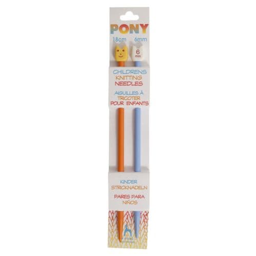 Pony Children's Knitting Needles 6mm