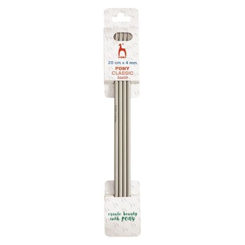 Pony Double Ended Knitting Needles - 4mm