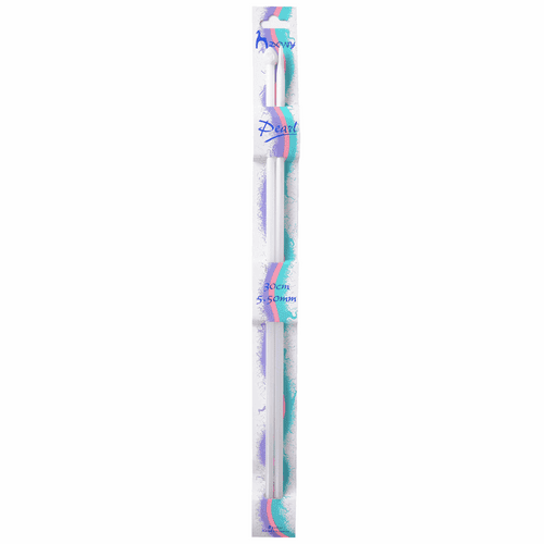 Pony Pearl Single Point Knitting Needles - 5.50mm