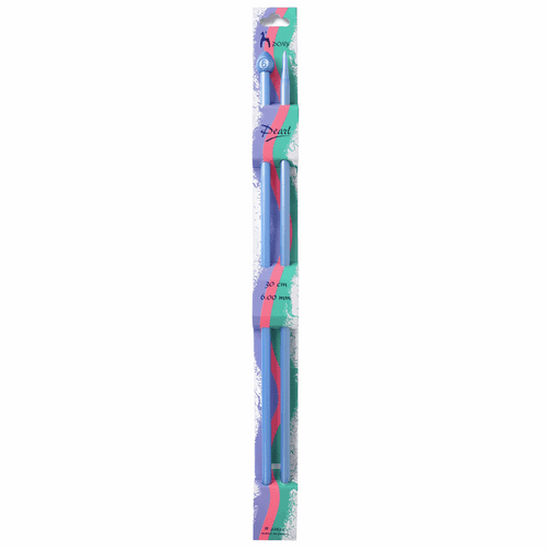 Pony Pearl Single Point Knitting Needles - 6.00mm