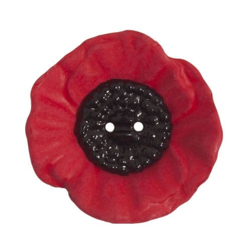 Poppy Button: 2 Hole: 41mm