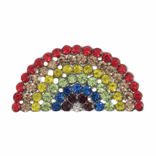 Rainbow Shank Button - 20mm