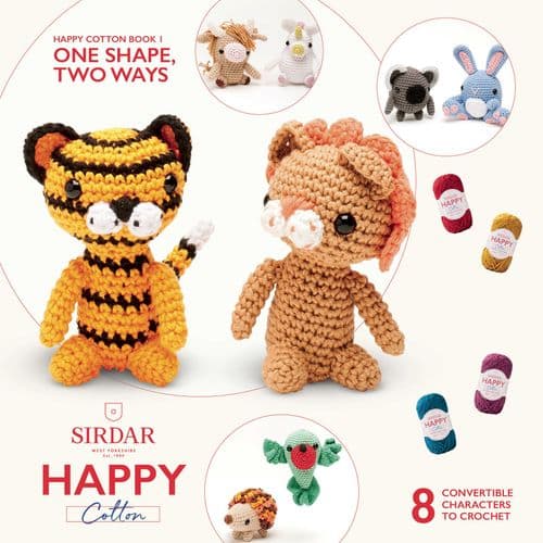 SIRDAR HAPPY COTTON BOOKLET 1 - ONE SHAPE, TWO WAYS