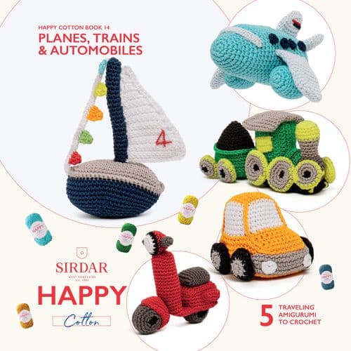 Sirdar Happy Cotton Transport Book 14