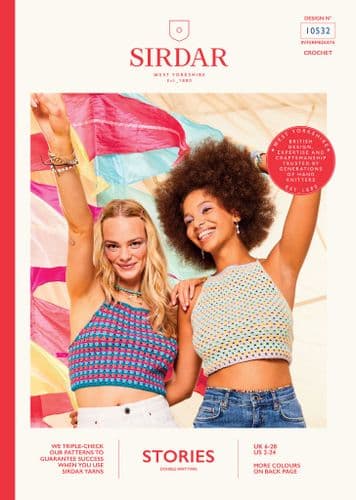 Sirdar Stories DK Crochet Pattern - Top 10532