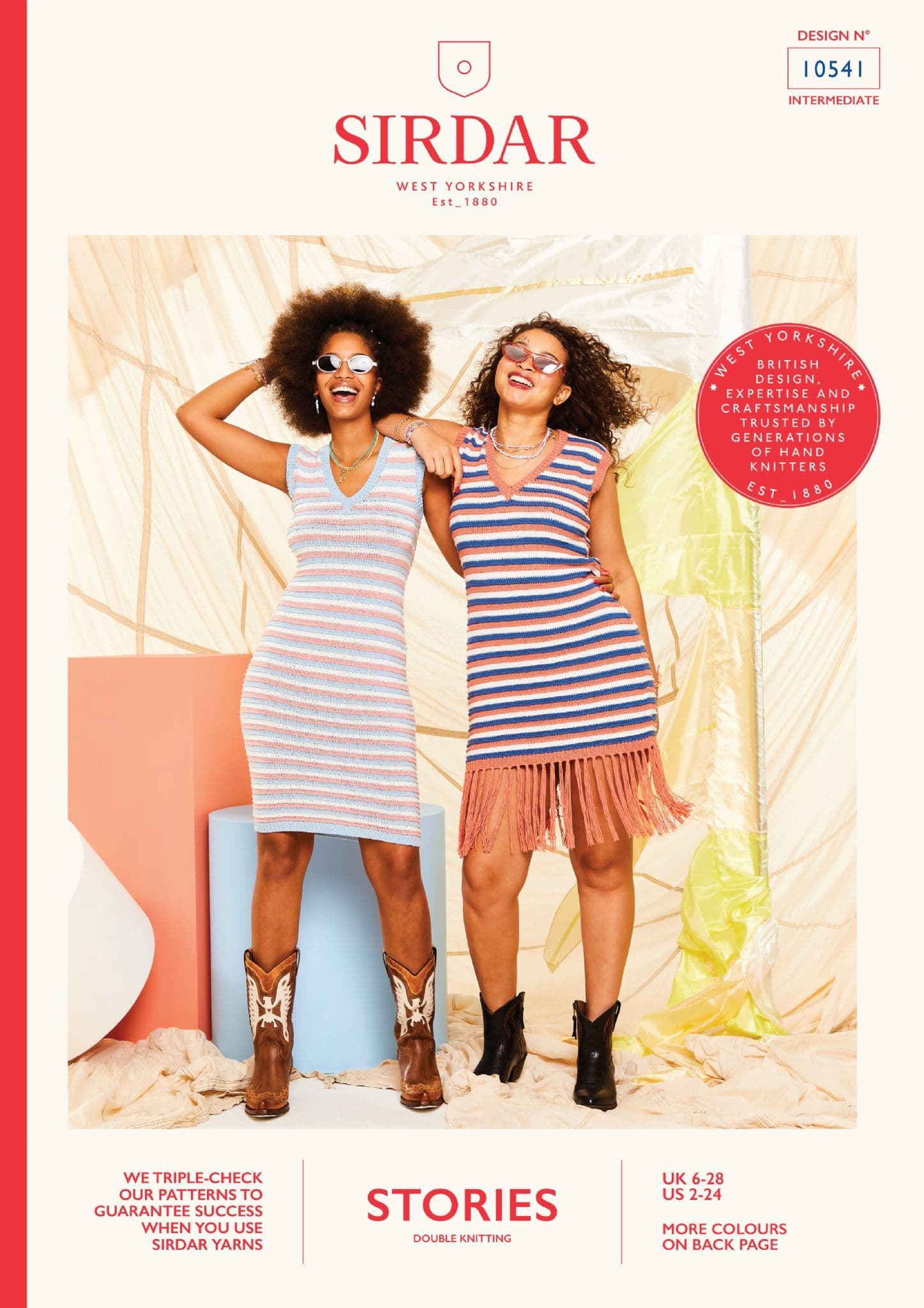 Sirdar Stories DK Knitting Pattern - Dress 10541