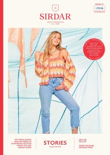 Sirdar Stories DK Knitting Pattern - Twin Set 10546