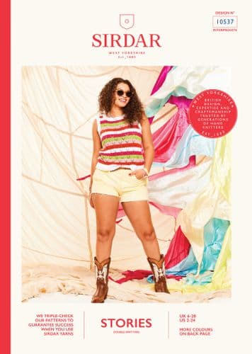 Sirdar Stories DK Knitting Pattern - Vest 10537