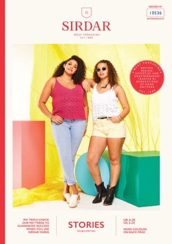 Sirdar Stories DK Knitting Pattern - Vests 10536