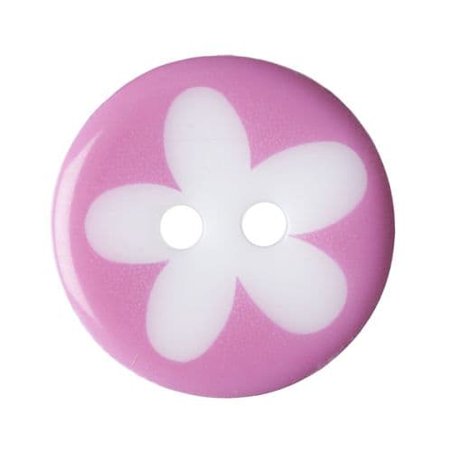 Small Flower Button: 13mm