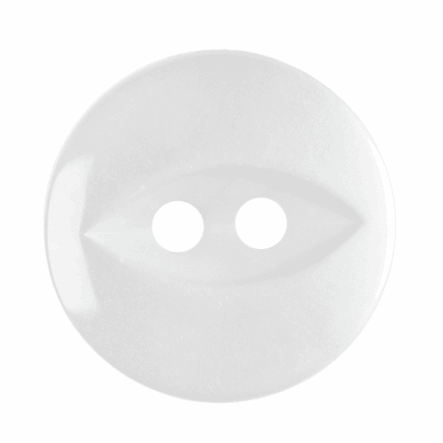 Small Plastic Fisheye Button - various colours - 14mm diameter