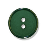 Small Plastic Ring Edge Button - various colours - 15mm diameter