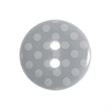 Small Plastic Spotty Button - various colours - 15mm diameter