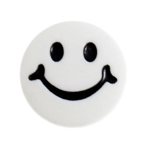 Smiley Face Button: 15mm