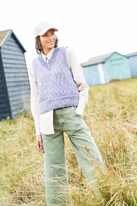 Stylecraft Bella Bella Chunky Knitting Pattern - Round & V Neck Tanks ...