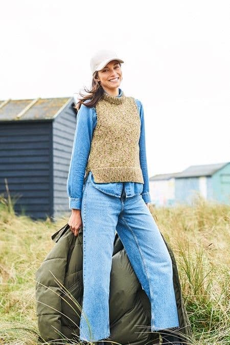 Stylecraft Bella Bella Chunky Knitting Pattern - Round & V Neck Tanks ...