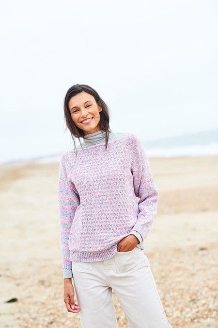 Stylecraft Impressions Aran Knitting Pattern - Sweaters 10009
