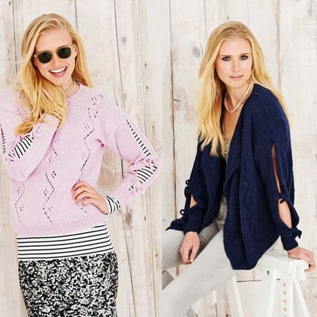 Stylecraft Jacket & Sweater Knitted in Jeanie Denim Look 9497