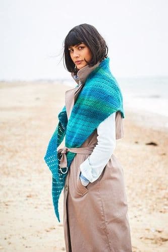 Stylecraft Scarves Pattern Knitted in Charm 9882