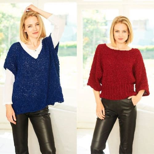 Stylecraft Sweater & Top Pattern Knitted in Pearls 9780