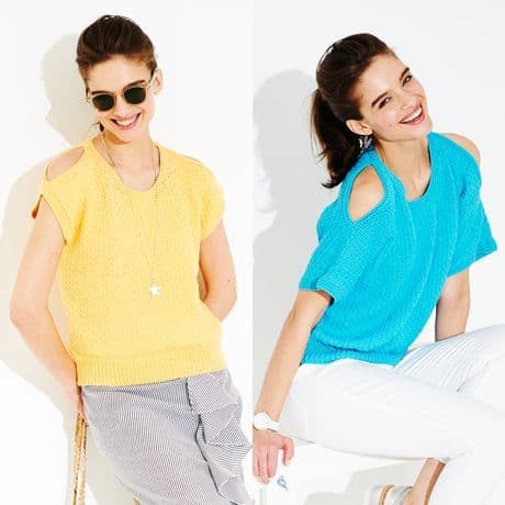 STYLECRAFT TOPS PATTERN KNITTED WITH CLASSIQUE COTTON DK 9520