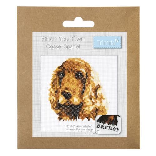 Trimits Mini Cross Stitch Kit - Cocker Spaniel