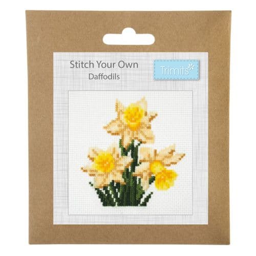 Trimits Mini Cross Stitch Kit - Daffodils