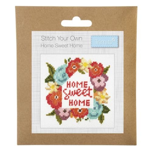 Trimits Mini Cross Stitch Kit - Home Sweet Home