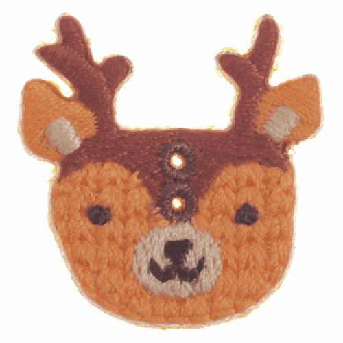 Woodland Deer Button - 25mm diameter