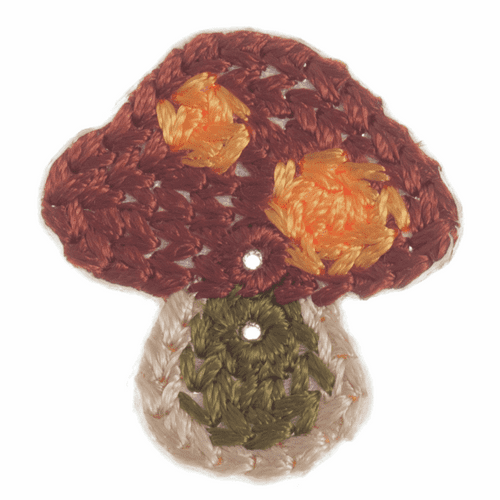 Woodland Toadstool Button - 22mm diameter