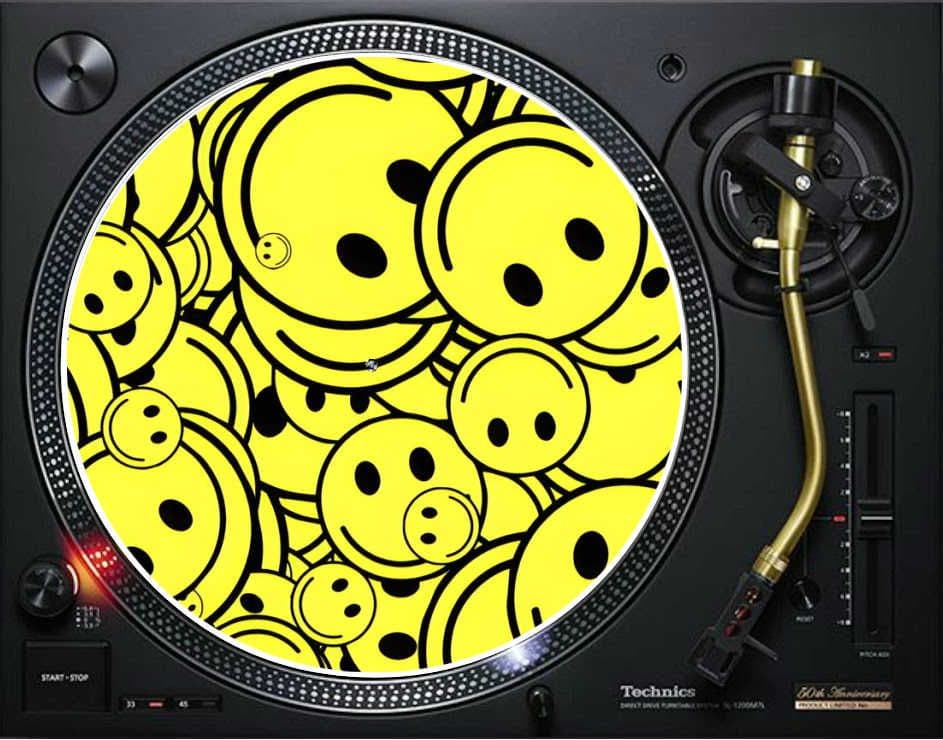Acid Smileys Rave House Slipmat