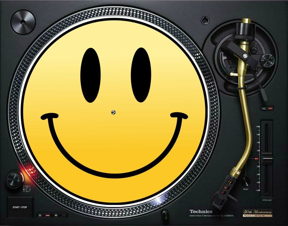Classic Rave Smiley Slipmat