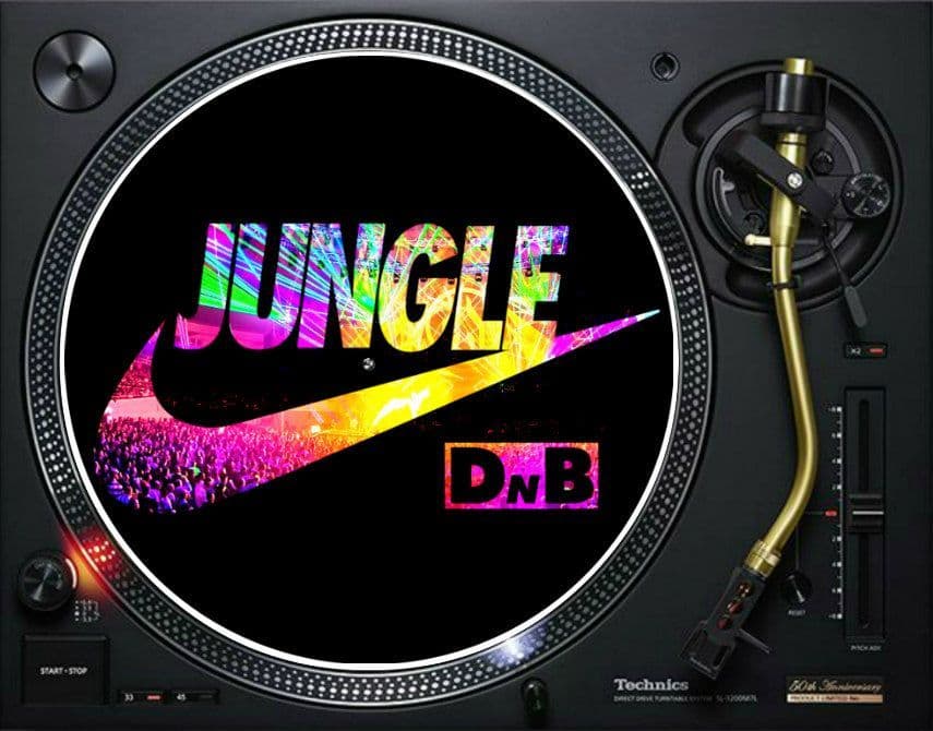 Jungle Rave logo Slipmat