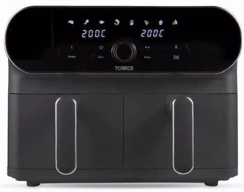 10.4 Litre Vortx Elite Duo Digital Air Fryer by TOWER T17138
