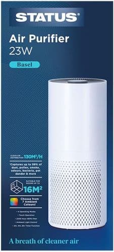 Air Purifier BASEL 23w by Status CADR 65m3h