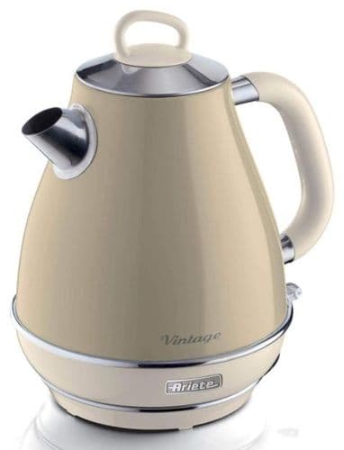 ARIETE Vintage 1.7L Retro Jug Kettle Beige 2kw 2869/03