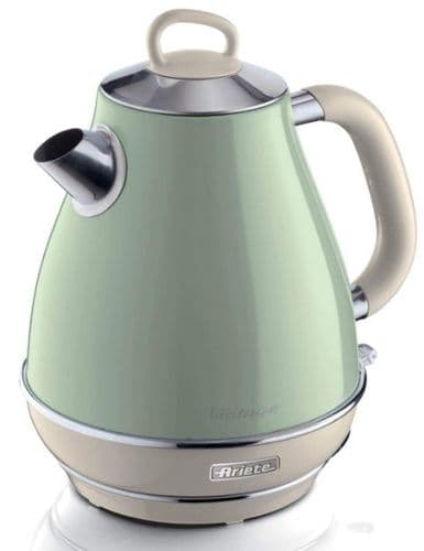 ARIETE Vintage 1.7L Retro Jug Kettle Green 2kw 2869/04